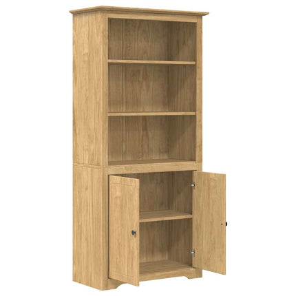 Bokhylla BODO Honung brun 82 x 40 x 173 cm Konstruerat trä