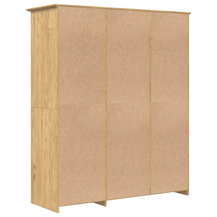 Garderob BODO Honung brun 146 x 53,5 x 173 cm Konstruerat trä