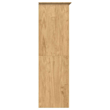 Garderob BODO Honung brun 146 x 53,5 x 173 cm Konstruerat trä