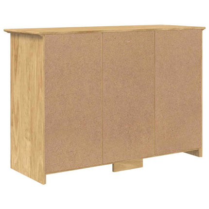 Sideboard BODO Honung brun 115,5 x 44 x 80 cm Konstruerat trä