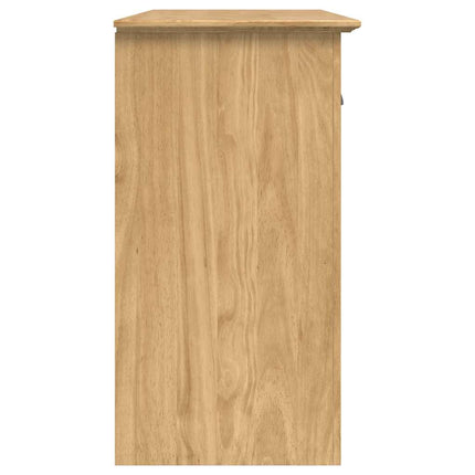 Sideboard BODO Honung brun 115,5 x 44 x 80 cm Konstruerat trä