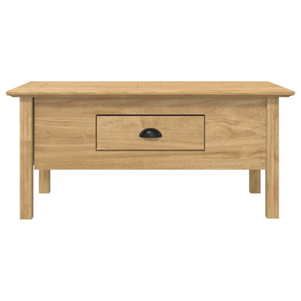 Kaffeebord BODO Honung brun 100 x 55 x 45,8 cm Konstruerat trä