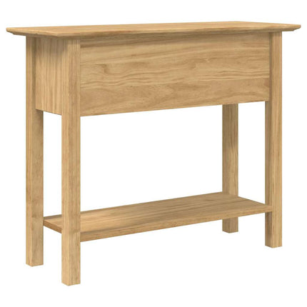 Konsolbord BODO Honung brun 91 x 34.7 x 74 cm Konstruerat trä