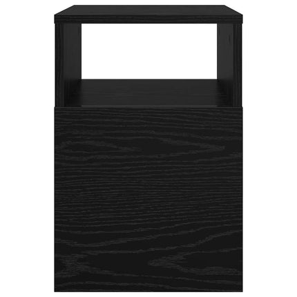Sidobord Svart Ek 30,5 x 30 x 45 cm Konstruerat trä