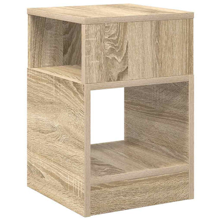 Sidobord 2 pcs Sonoma-ek 30,5 x 30 x 45 cm Konstruerat trä