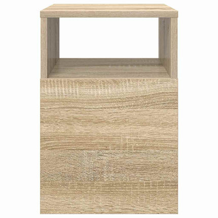 Sidobord 2 pcs Sonoma-ek 30,5 x 30 x 45 cm Konstruerat trä