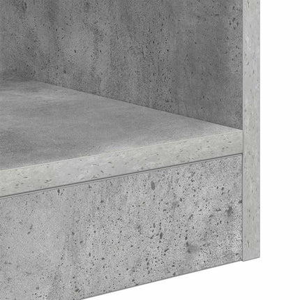 Sidobord Betonggrå 30,5 x 30 x 45 cm Konstruerat trä