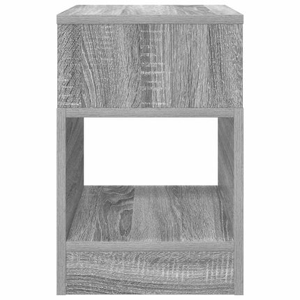 Sidobord 2 pcs Grå Sonoma 30,5 x 30 x 45 cm Konstruerat trä