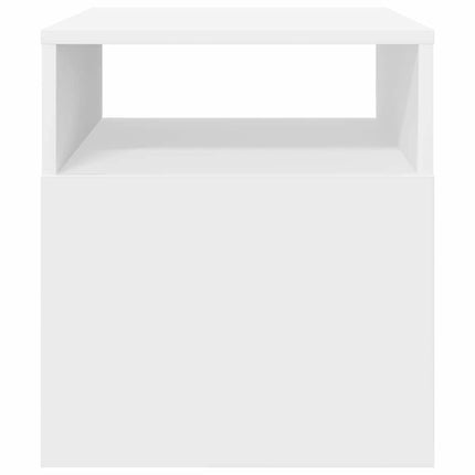 Sidobord Vit 40,5 x 40 x 45 cm Konstruerat trä
