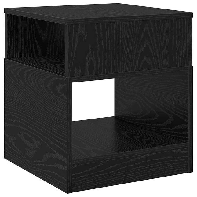 Sidobord Svart Ek 40,5 x 40 x 45 cm Konstruerat trä