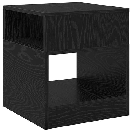 Sidobord Svart Ek 40,5 x 40 x 45 cm Konstruerat trä