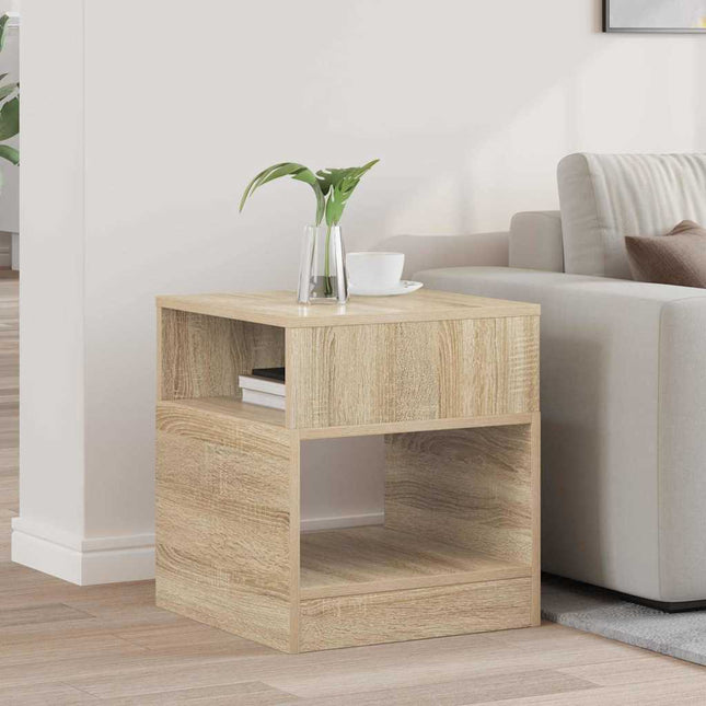 Sidobord Sonoma-ek 40,5 x 40 x 45 cm Konstruerat trä