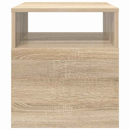 Sidobord 2 st Sonoma-ek 40,5 x 40 x 45 cm Konstruerat trä