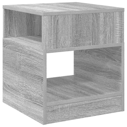 Sidobord 2 pcs Grå Sonoma 40,5 x 40 x 45 cm Konstruerat trä