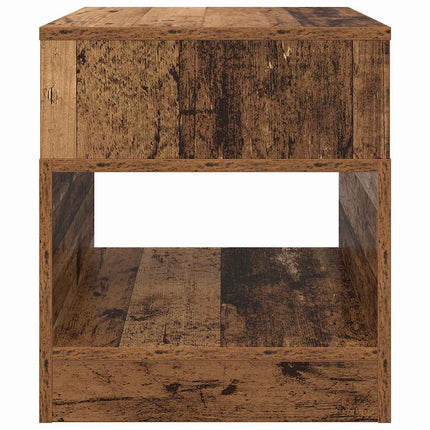 Sidobord 2 pcs Gammalt trä 40,5 x 40 x 45 cm Konstruerat trä
