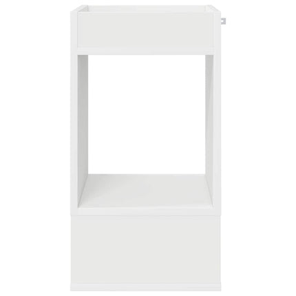 Sidobord Vit 30 x 30 x 56 cm Konstruerat trä