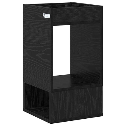 Sidobord Svart Ek 30 x 30 x 56 cm Konstruerat trä