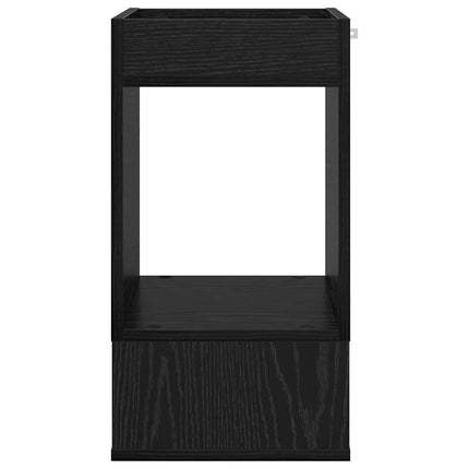 Sidobord Svart Ek 30 x 30 x 56 cm Konstruerat trä