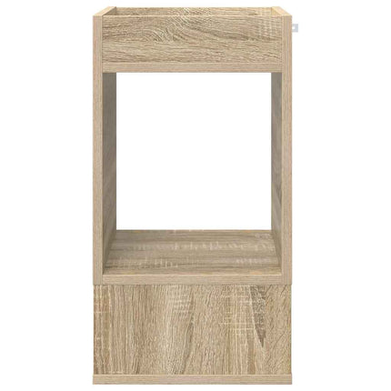Sidobord 2 pcs Sonoma-ek 30 x 30 x 56 cm Konstruerat trä