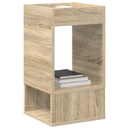 Sidobord 2 pcs Sonoma-ek 30 x 30 x 56 cm Konstruerat trä