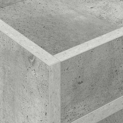 Sidobord Betonggrå 30 x 30 x 56 cm Konstruerat trä