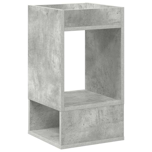 Sidobord Betonggrå 30 x 30 x 56 cm Konstruerat trä