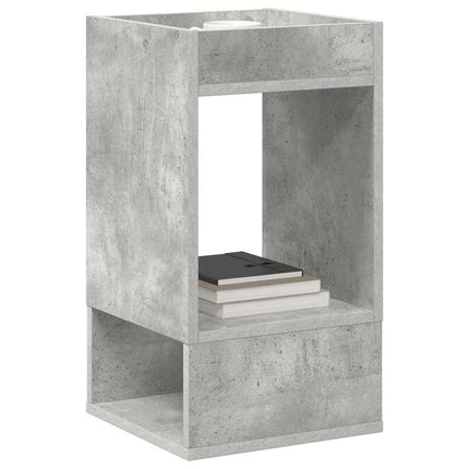 Sidobord 2 pcs Betonggrå 30 x 30 x 56 cm Konstruerat trä