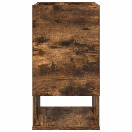 Sidobord 2 pcs Rökt ek 30 x 30 x 56 cm Konstruerat trä