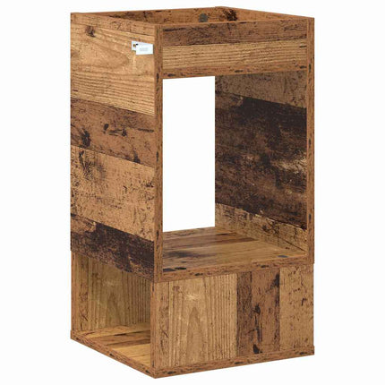Sidobord 2 pcs Gammalt trä 30 x 30 x 56 cm Konstruerat trä