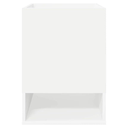 Sidobord 2 st Vit 40 x 40 x 56 cm Konstruerat trä