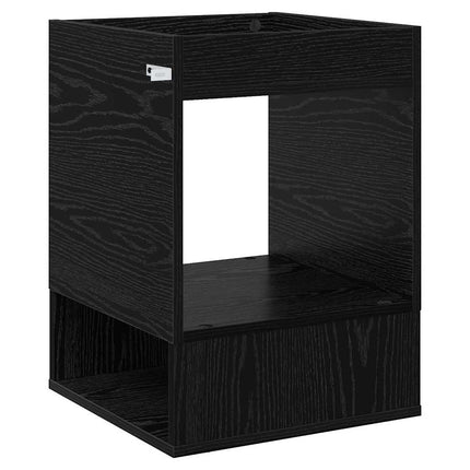 Sidobord Svart Ek 40 x 40 x 56 cm Konstruerat trä