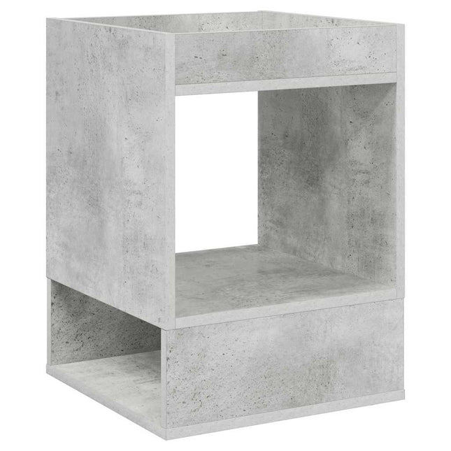 Sidobord Betonggrå 40 x 40 x 56 cm Konstruerat trä