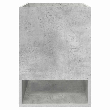 Sidobord Betonggrå 40 x 40 x 56 cm Konstruerat trä