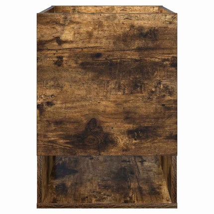 Sidobord Rökt ek 40 x 40 x 56 cm Konstruerat trä