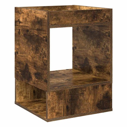Sidobord 2 pcs Rökt ek 40 x 40 x 56 cm Konstruerat trä