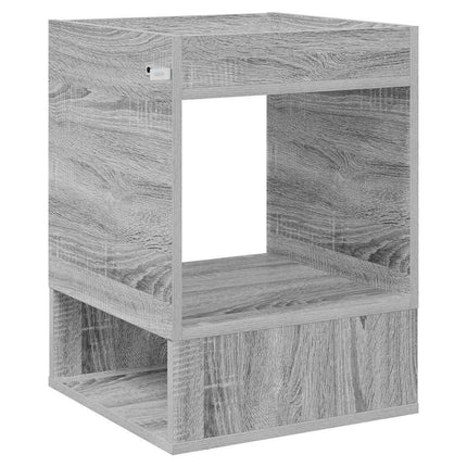 Sidobord 2 pcs Grå Sonoma 40 x 40 x 56 cm Konstruerat trä