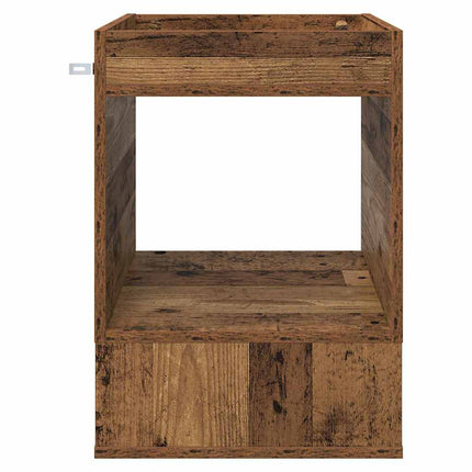 Sidobord Gammalt trä 40 x 40 x 56 cm Konstruerat trä