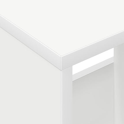 Tidningshylla Vit 102 x 30 x 45 cm