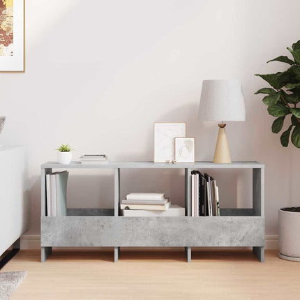 Tidningshylla Betonggrå 102 x 30 x 45 cm