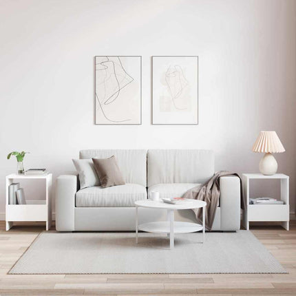 Tidningshylla 2 pcs Vit 35 x 30 x 45 cm