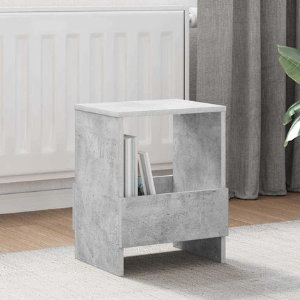 Tidningshylla 2 pcs Betonggrå 35 x 30 x 45 cm