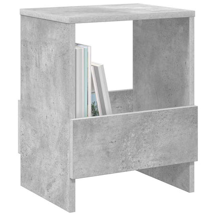 Tidningshylla 2 pcs Betonggrå 35 x 30 x 45 cm