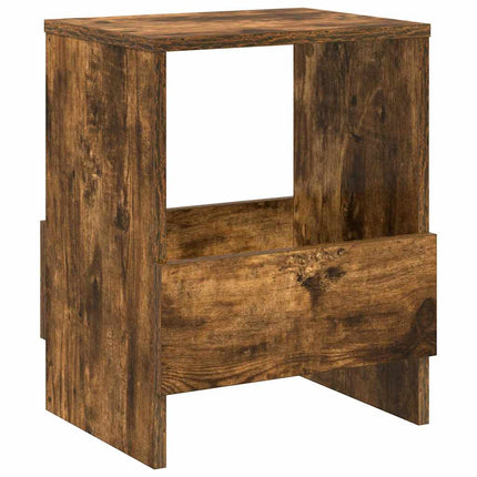 Tidningshylla 2 pcs Rökt ek 35 x 30 x 45 cm