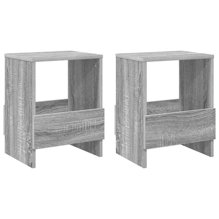 Tidningshylla 2 pcs Grå Sonoma 35 x 30 x 45 cm