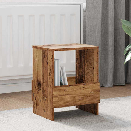 Tidningshylla 2 pcs Gammalt trä 35 x 30 x 45 cm