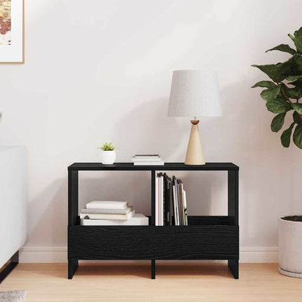 Tidningshylla Svart Ek 68,5 x 30 x 45 cm