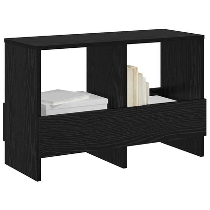 Tidningshylla Svart Ek 68,5 x 30 x 45 cm