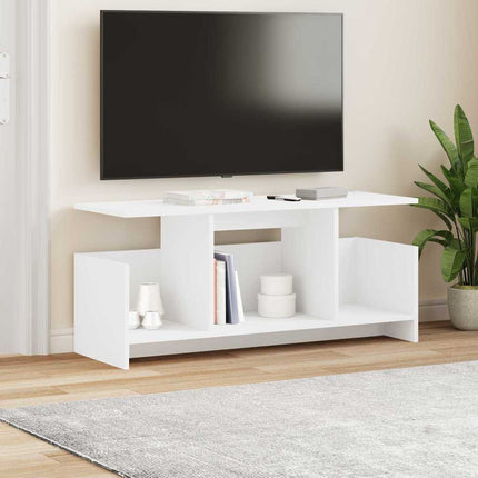 TV-bänk Vit 102 x 35 x 45 cm Konstruerat trä