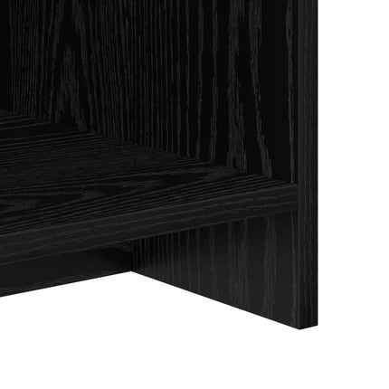TV-bänk Svart Ek 102 x 35 x 45 cm Konstruerat trä