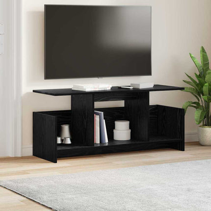 TV-bänk Svart Ek 102 x 35 x 45 cm Konstruerat trä